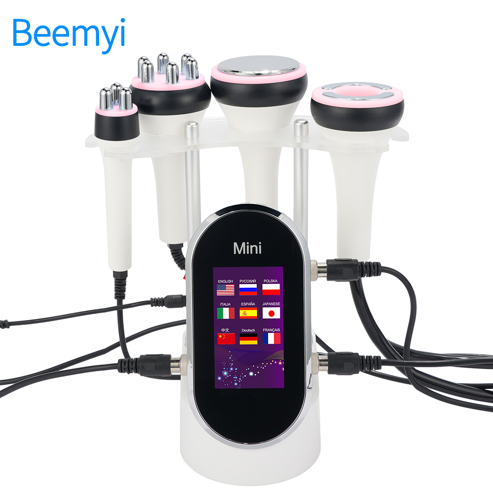 Radio Frequency Face Lift Machine - Mesin Pelangsing Ultrasonik Kavitasi 4-in-1 40Khz,
