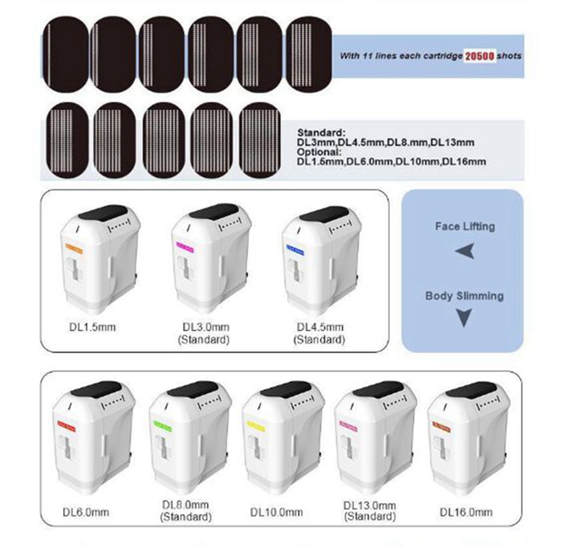 Kartrid 4D HIFU 12 baris 20000 - 4D Hifu Machine Skin Tightening ulasan dan harga