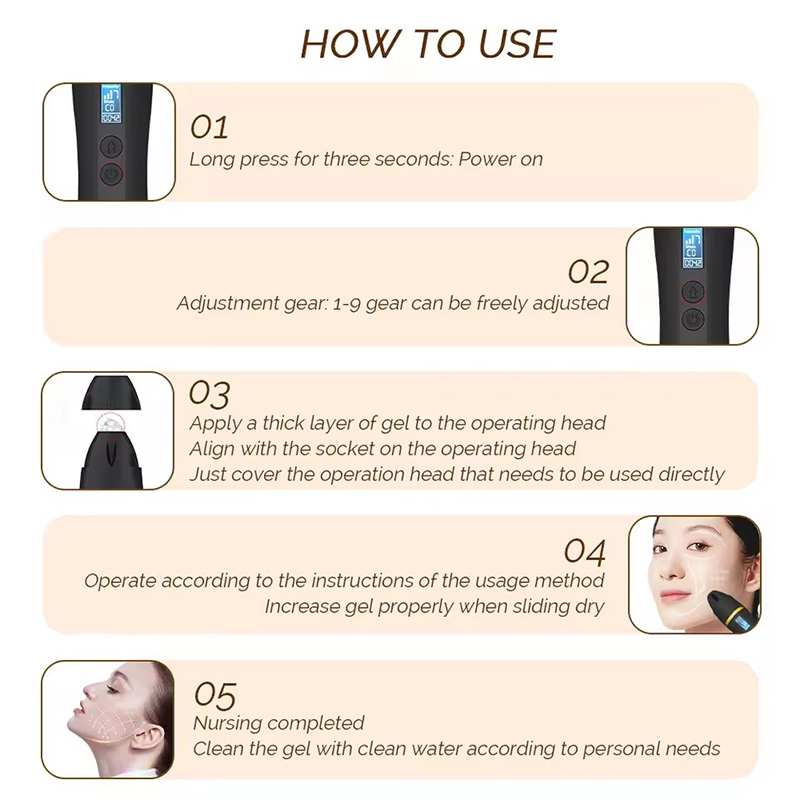 7D Mini Hifu Penghilang Kerut  - Anti Aging Ultrasound Face Machine ulasan dan harga
